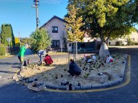 Community planting in Klokočná